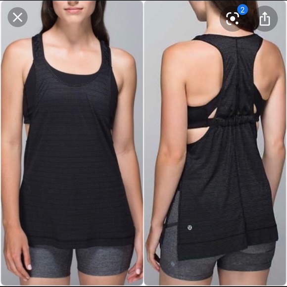 lululemon athletica Tops - Lululemon Stash It Tank Black 12